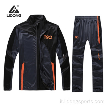 Giacca da jogging per uomo sportivo personalizzato Giacca da jogging